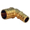 Apollo Pex 3/4 in. x 1/2 in. Brass PEX Barb 90-Degree Reducing Elbow APXE1234